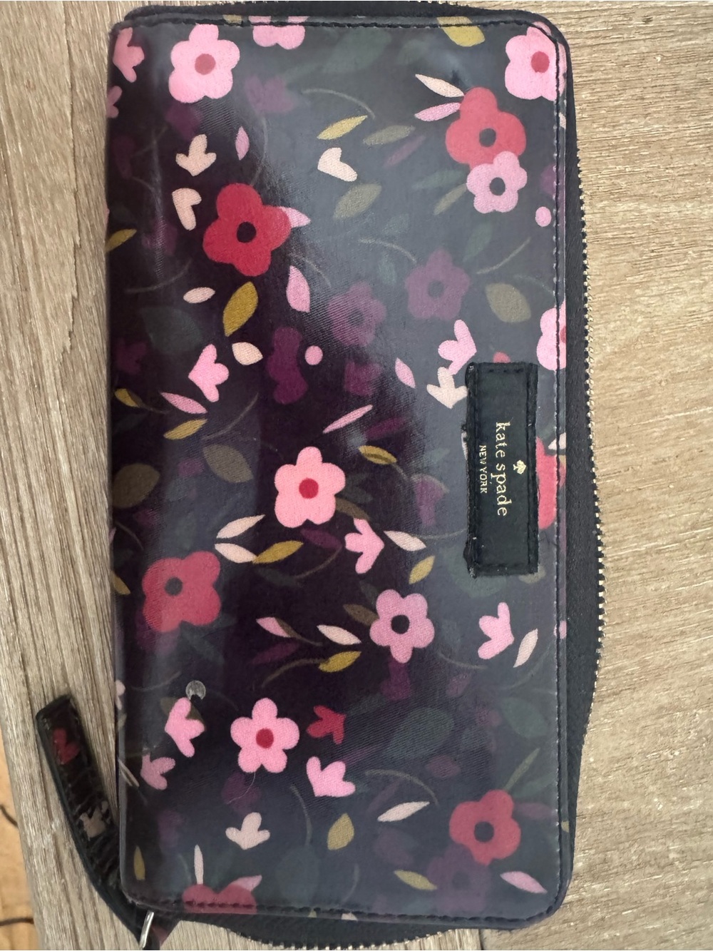 Kate Spade Floral Zip Wallet